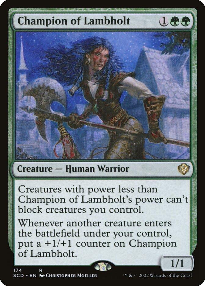 Champion of Lambholt (Starter Commander Decks)