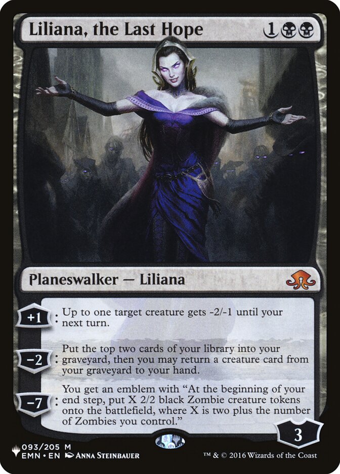 Liliana, the Last Hope (The List)