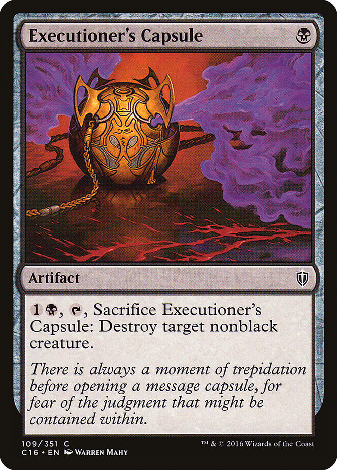Executioner's Capsule (Commander 2016)