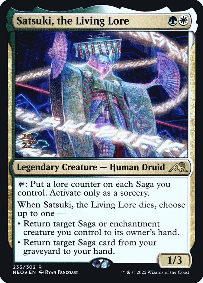 Satsuki, the Living Lore (Kamigawa: Neon Dynasty Promos)