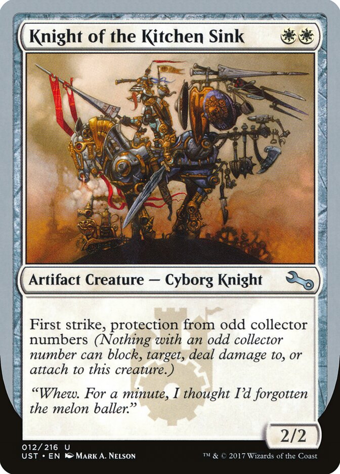 Knight of the Kitchen Sink (Unstable)