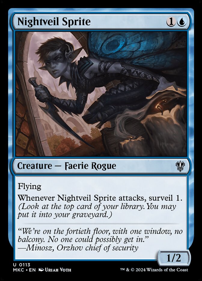 Nightveil Sprite (Murders at Karlov Manor Commander)