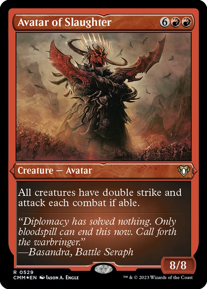 Avatar of Slaughter (Commander Masters)