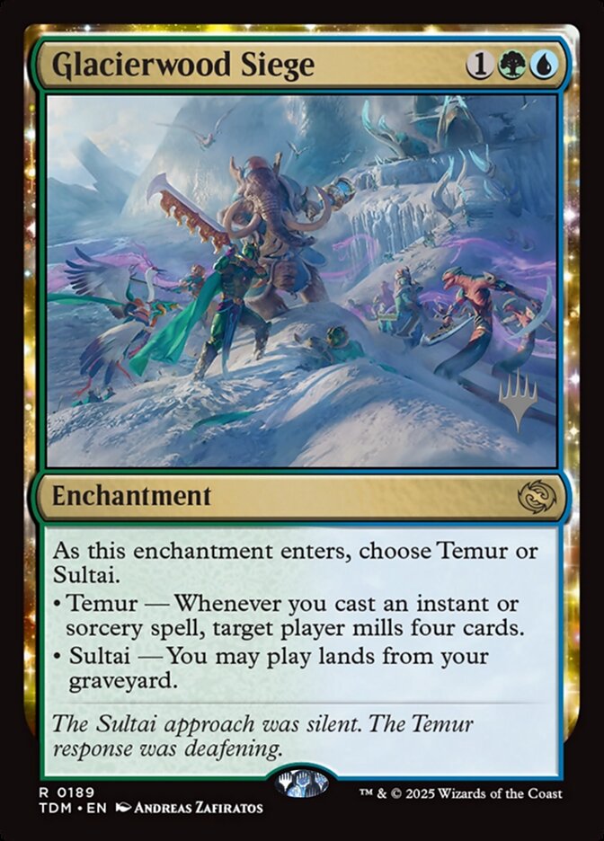 Glacierwood Siege (Tarkir: Dragonstorm Promos)