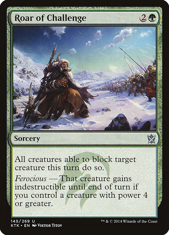 Roar of Challenge (Khans of Tarkir)