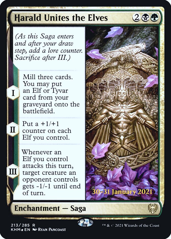 Harald Unites the Elves (Kaldheim Promos)