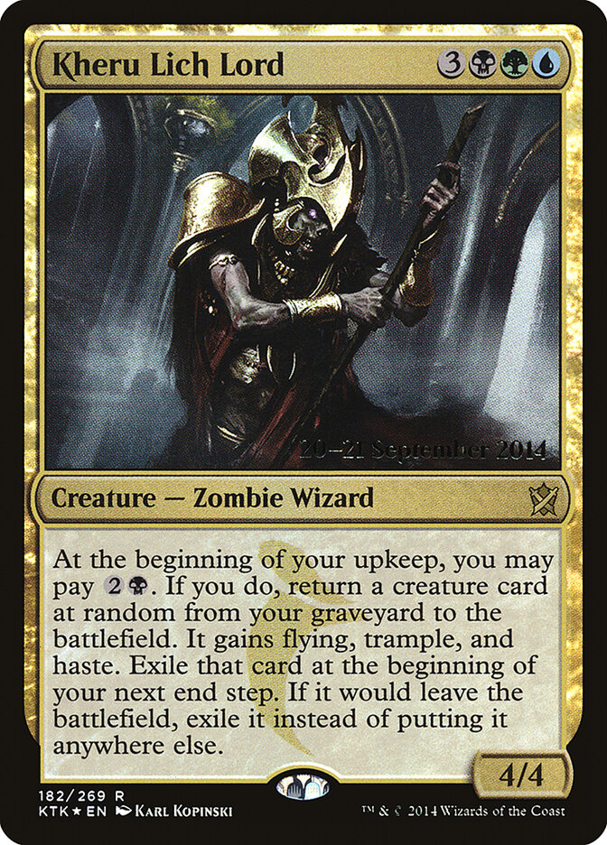 Kheru Lich Lord (Khans of Tarkir Promos)