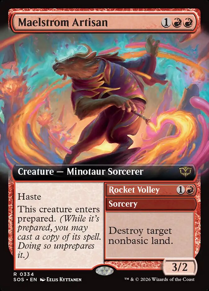 Maelstrom Artisan // Rocket Volley (Secrets of Strixhaven)