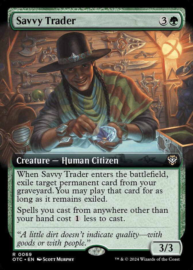Savvy Trader (Outlaws of Thunder Junction Commander)