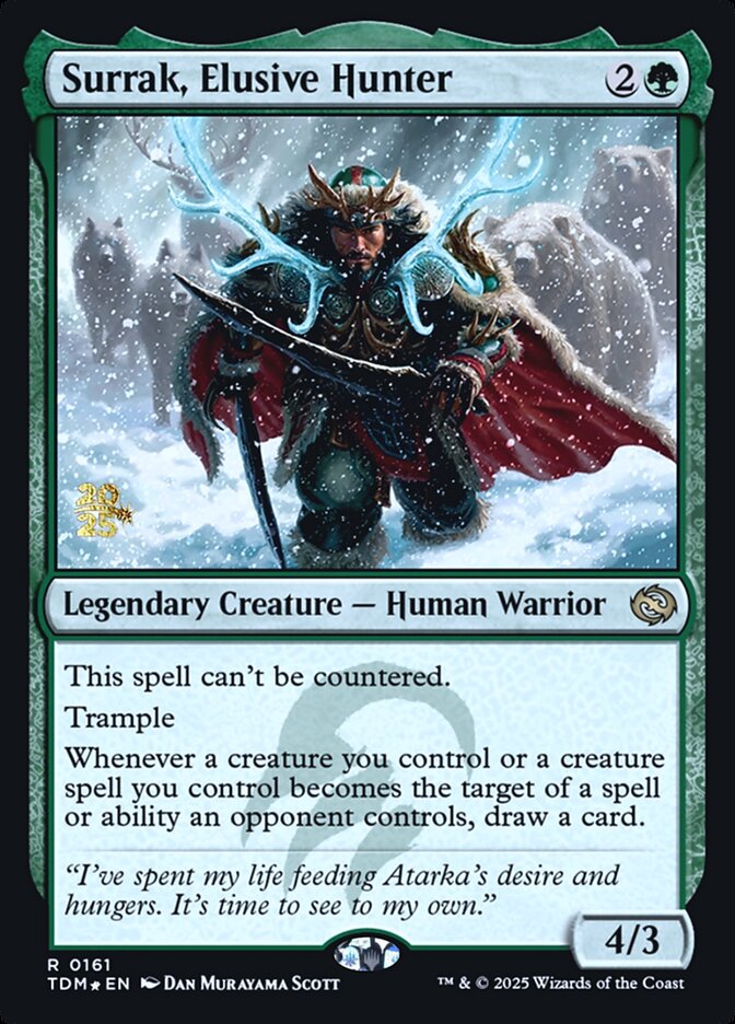 Surrak, Elusive Hunter (Tarkir: Dragonstorm Promos)