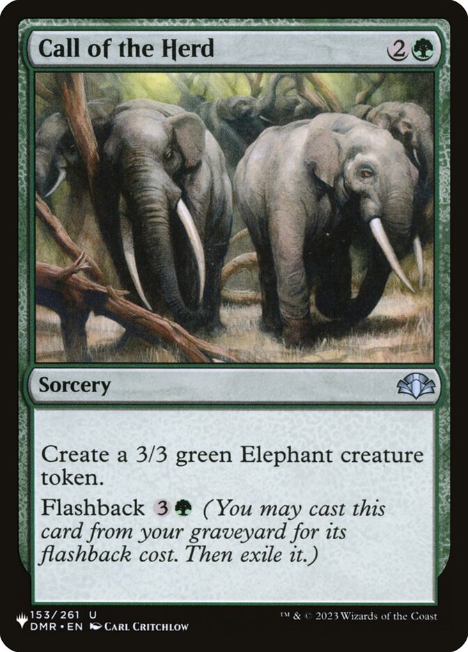 Call of the Herd (The List)