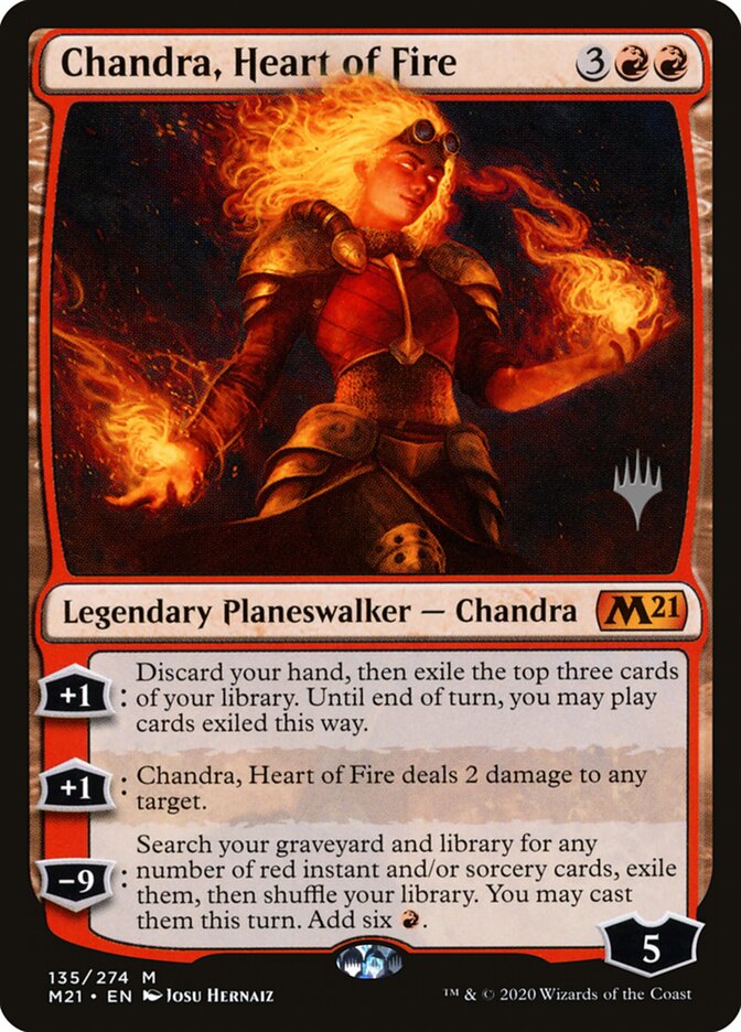 Chandra, Heart of Fire (Core Set 2021 Promos)