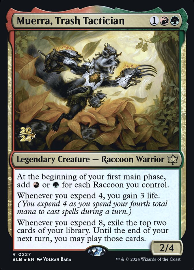 Muerra, Trash Tactician (Bloomburrow Promos)