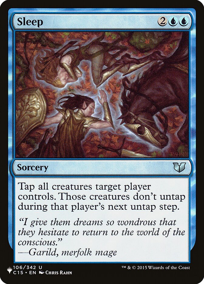 Sleep (The List)