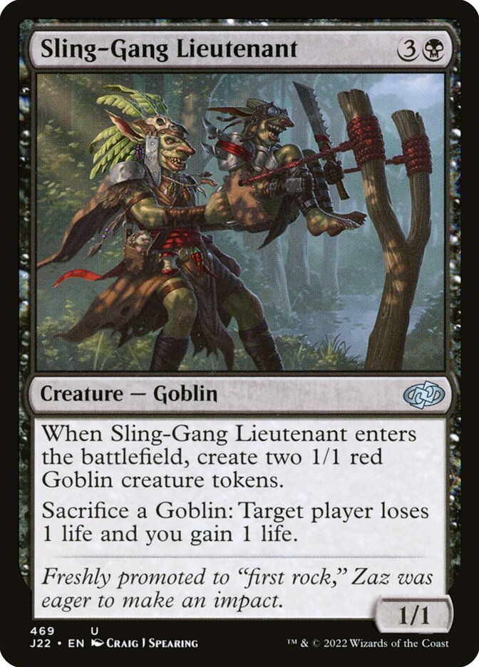 Sling-Gang Lieutenant (Jumpstart 2022)