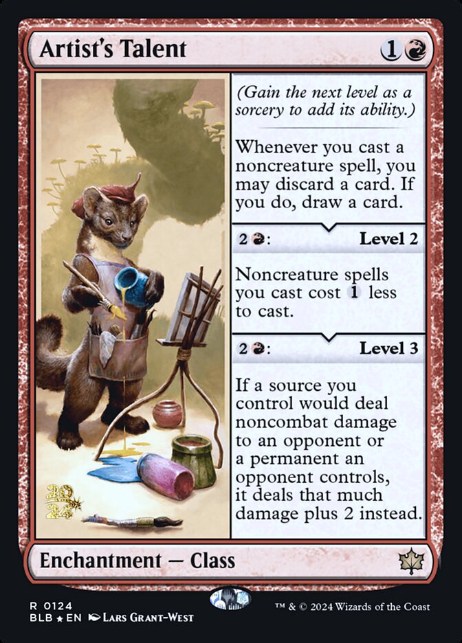 Artist's Talent (Bloomburrow Promos)