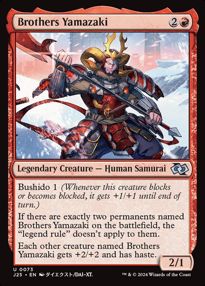 Brothers Yamazaki (Foundations Jumpstart)