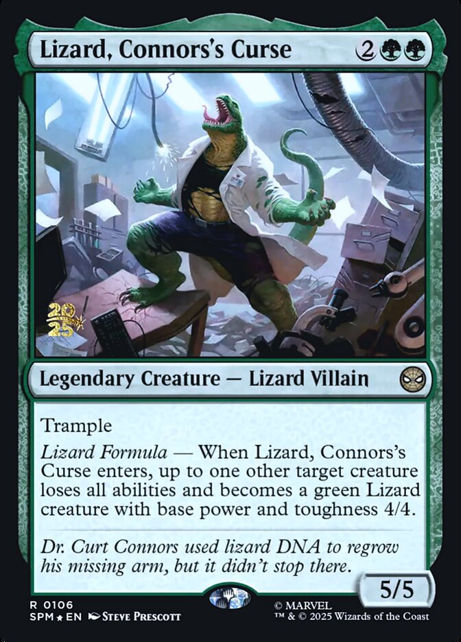 Lizard, Connors's Curse (Marvel's Spider-Man Promos)