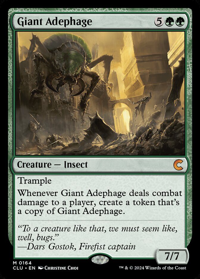 Giant Adephage (Ravnica: Clue Edition)