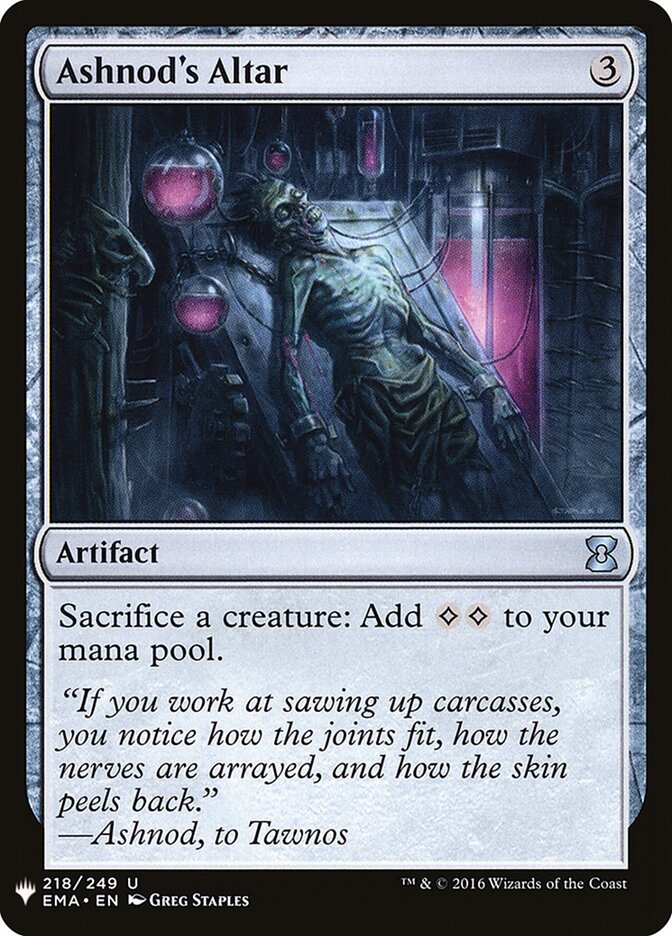 Ashnod's Altar (The List)