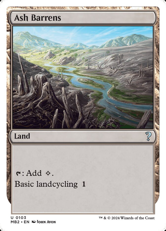 Ash Barrens (Mystery Booster 2)