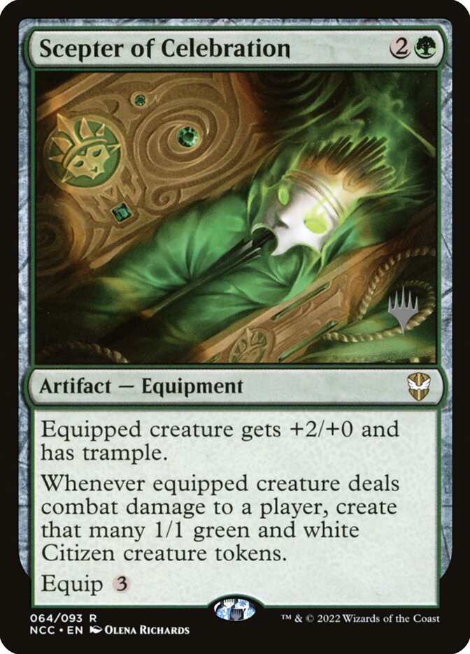 Scepter of Celebration (New Capenna Commander Promos)