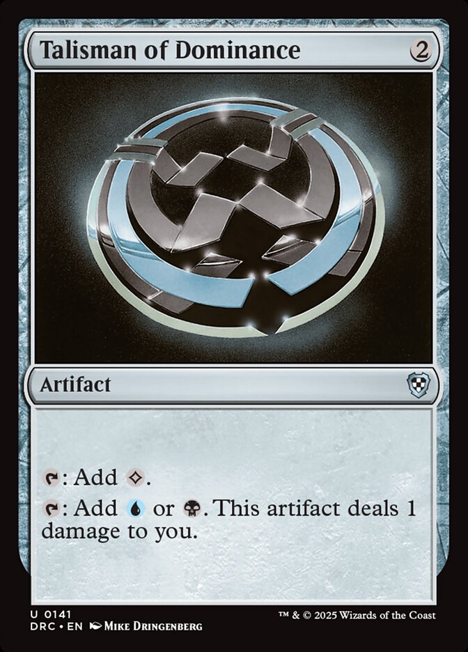 Talisman of Dominance (Aetherdrift Commander)