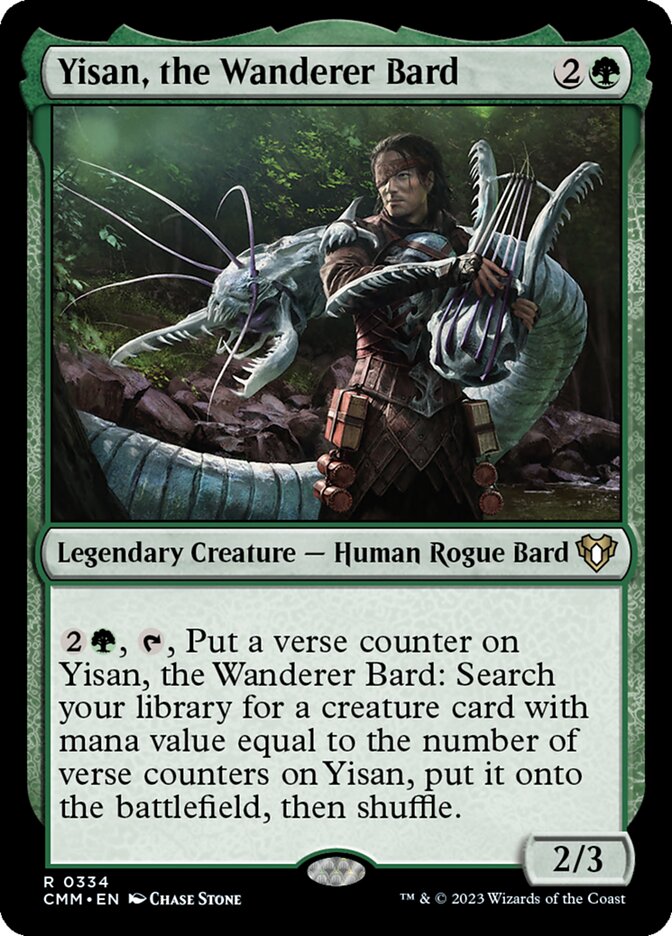 Yisan, the Wanderer Bard (Commander Masters)