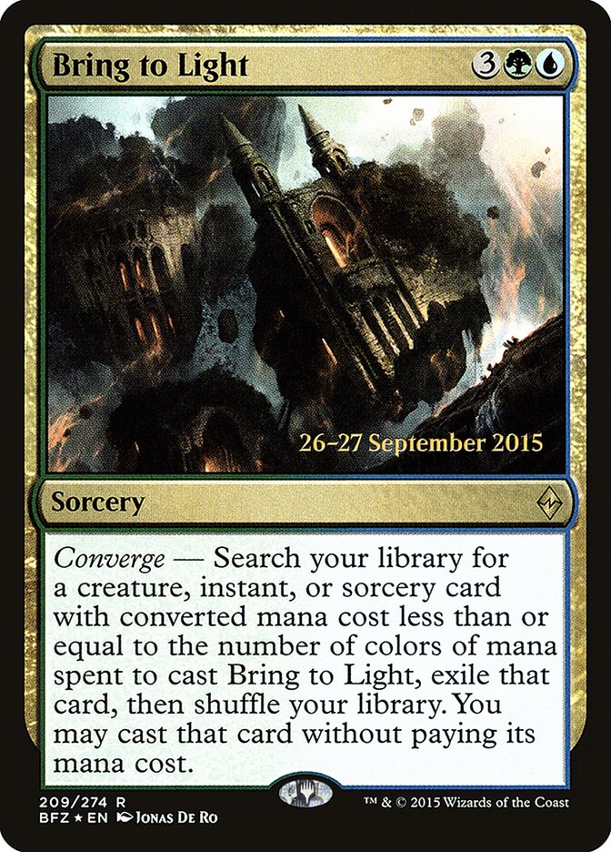 Bring to Light (Battle for Zendikar Promos)