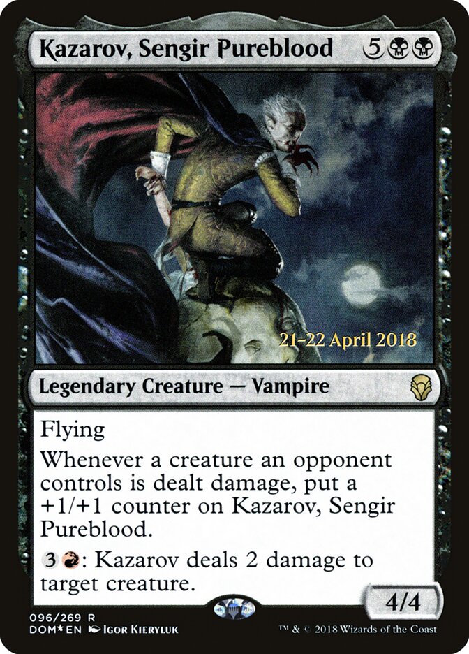 Kazarov, Sengir Pureblood (Dominaria Promos)