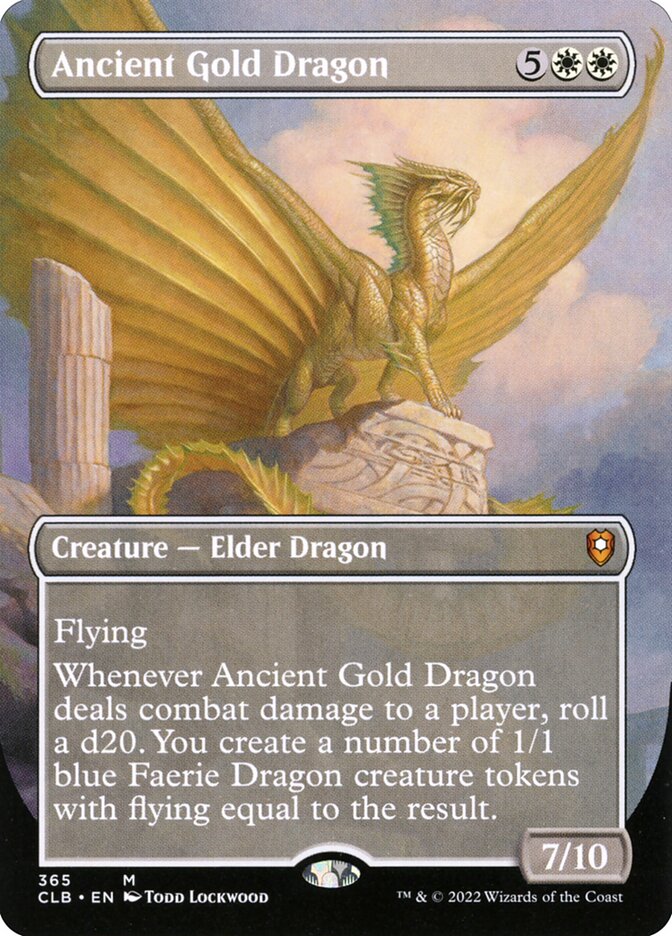 Ancient Gold Dragon (Commander Legends: Battle for Baldur's Gate)