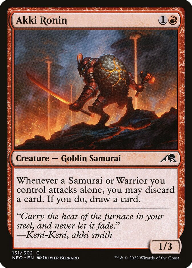 Akki Ronin (Kamigawa: Neon Dynasty)
