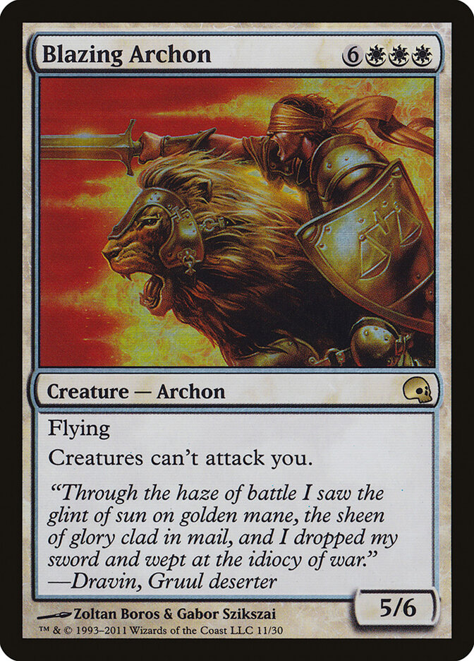 Blazing Archon (Premium Deck Series: Graveborn)
