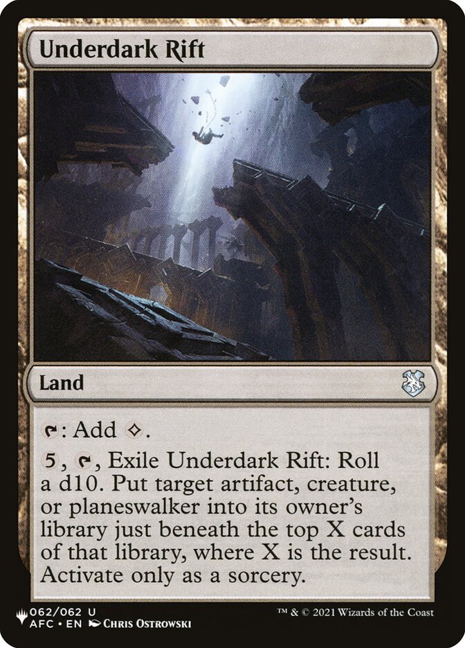 Underdark Rift (The List)