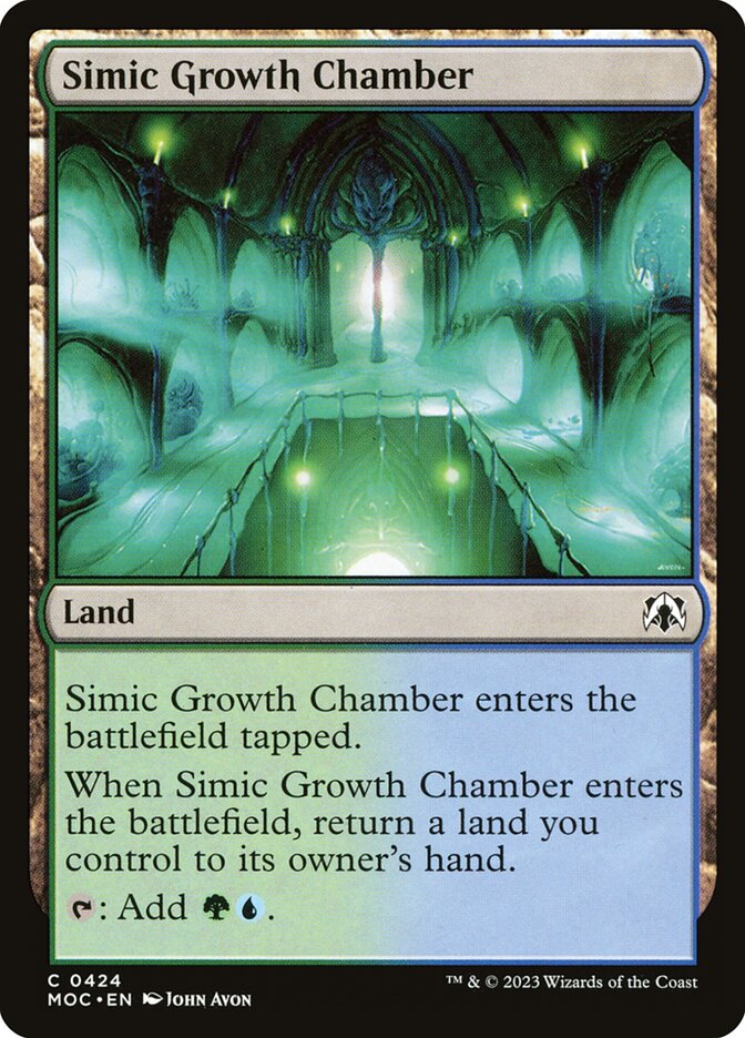 Simic Growth Chamber (March of the Machine Commander)