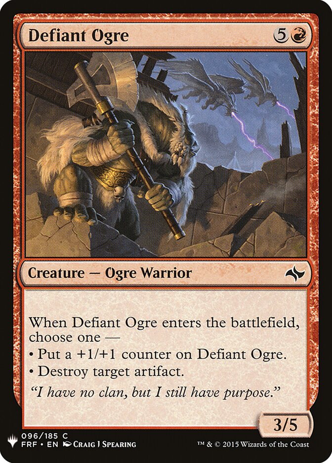 Defiant Ogre (The List)