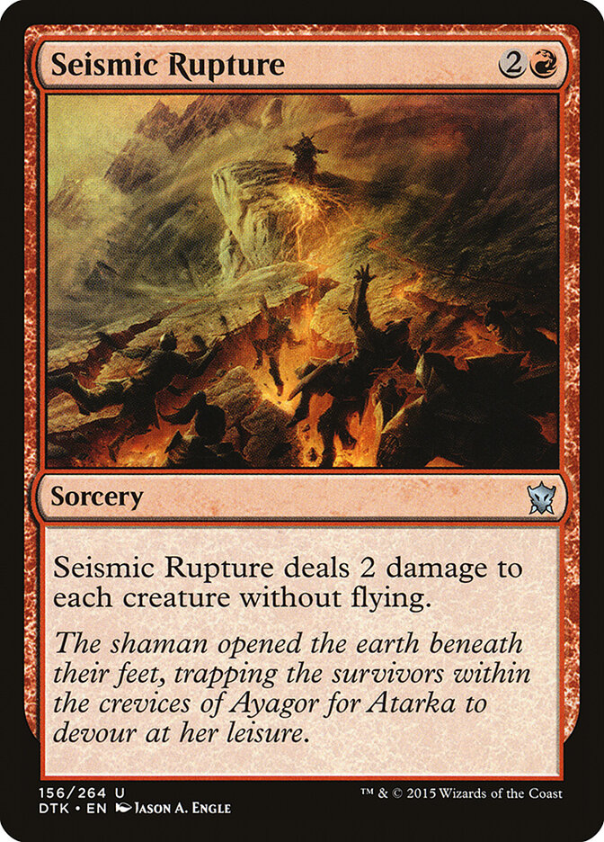Seismic Rupture (Dragons of Tarkir)