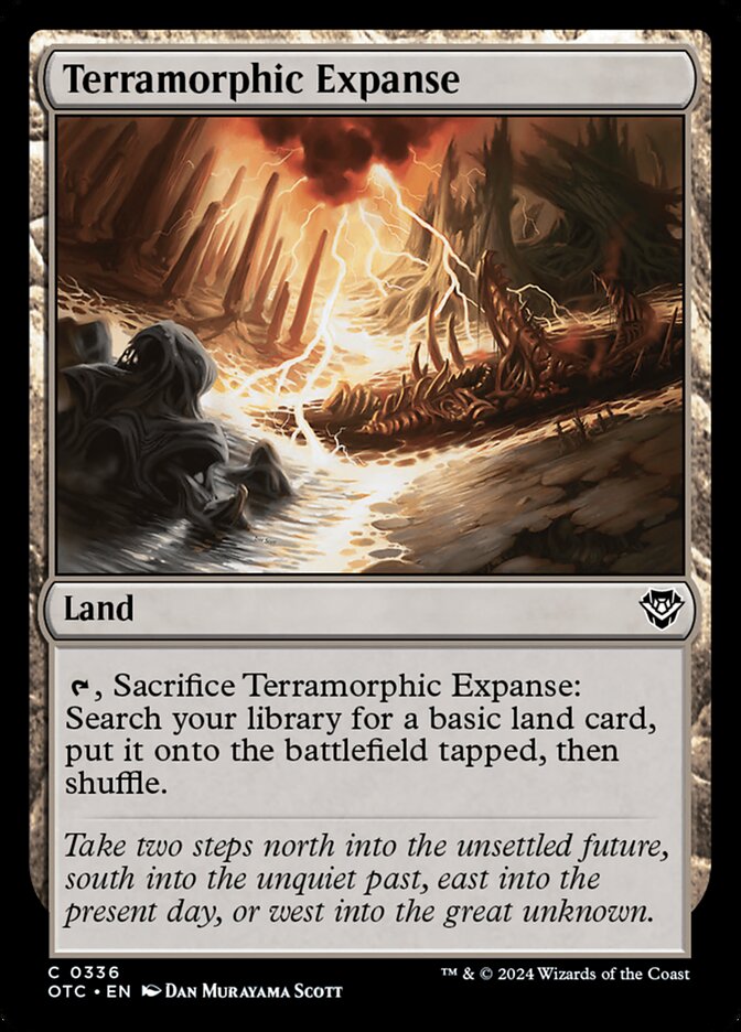Terramorphic Expanse (Outlaws of Thunder Junction Commander)