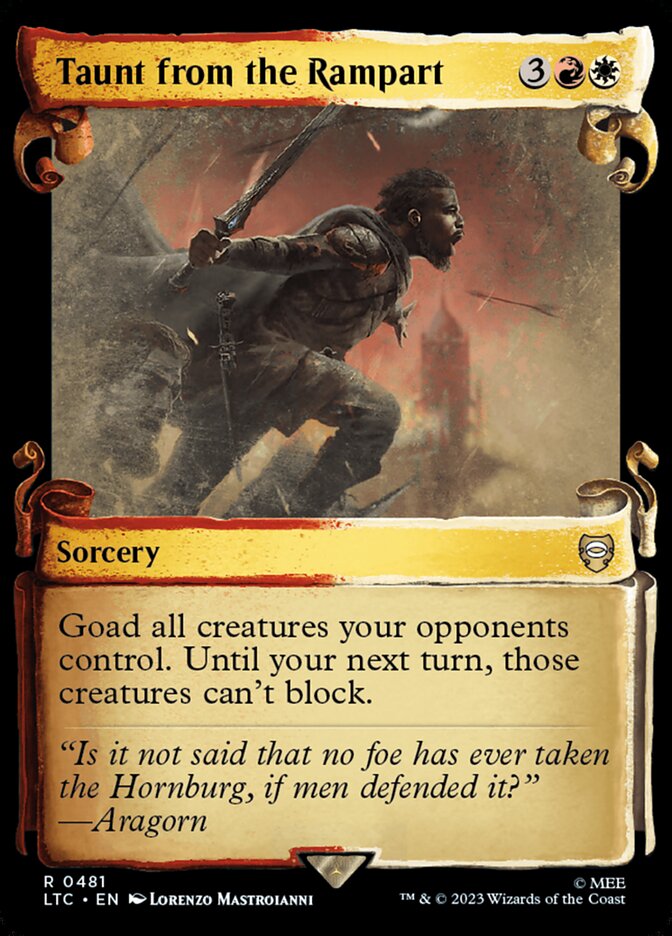Taunt from the Rampart (Tales of Middle-earth Commander)