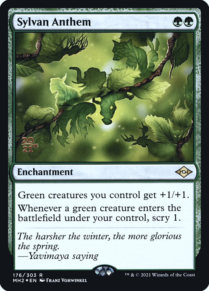Sylvan Anthem (Modern Horizons 2 Promos)