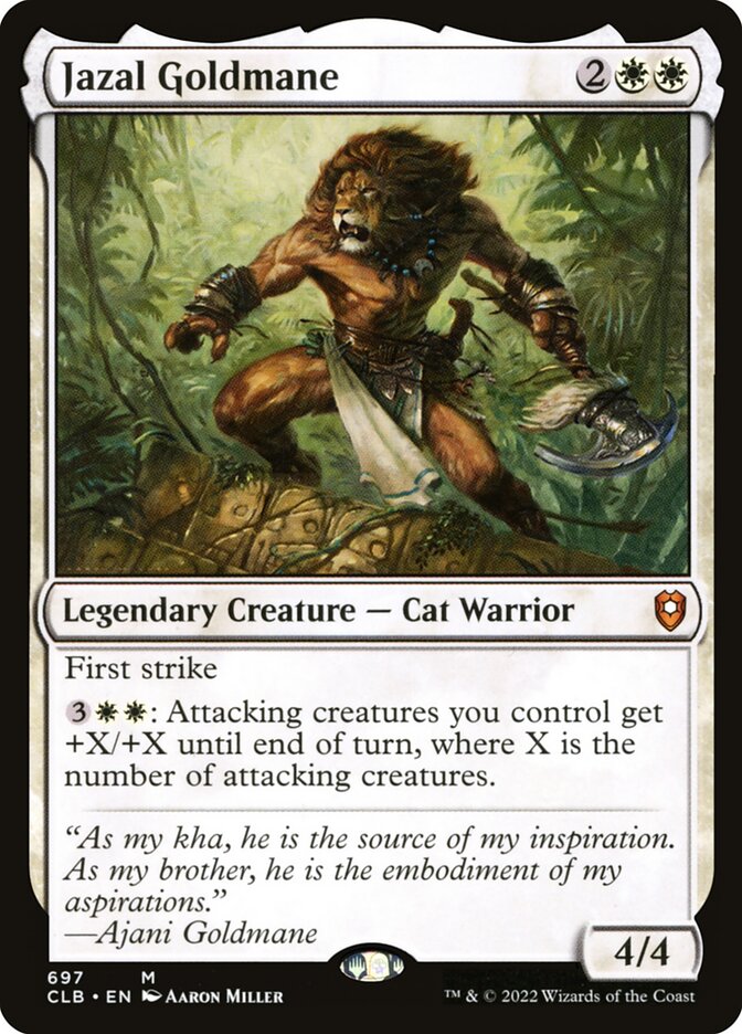 Jazal Goldmane (Commander Legends: Battle for Baldur's Gate)