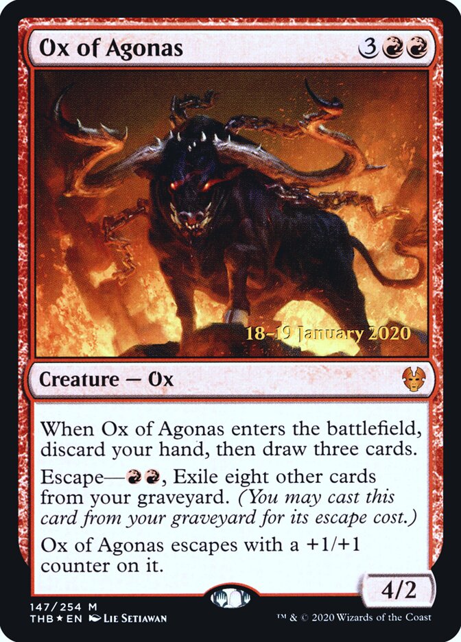 Ox of Agonas (Theros Beyond Death Promos)