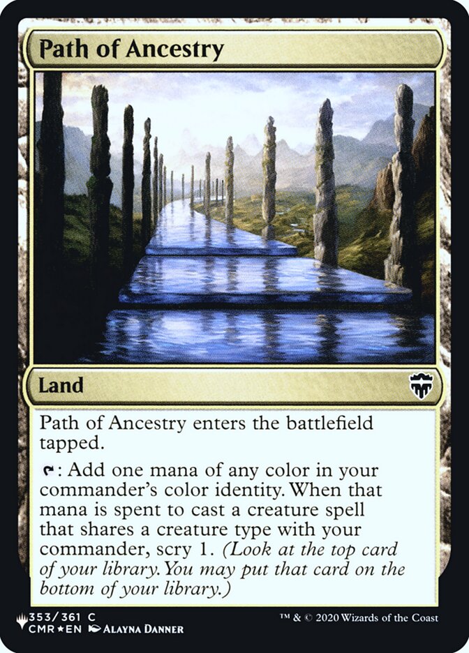 Path of Ancestry (The List)