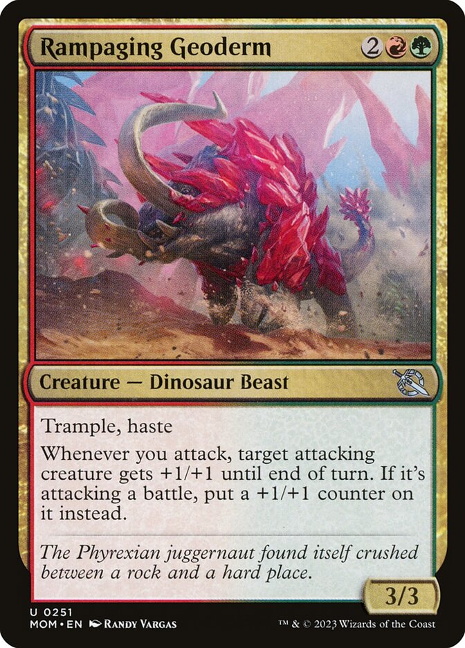 Rampaging Geoderm (March of the Machine)