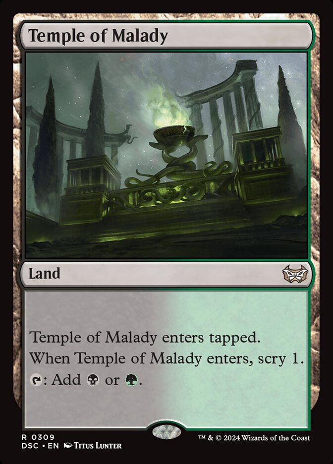 Temple of Malady (Duskmourn: House of Horror Commander)