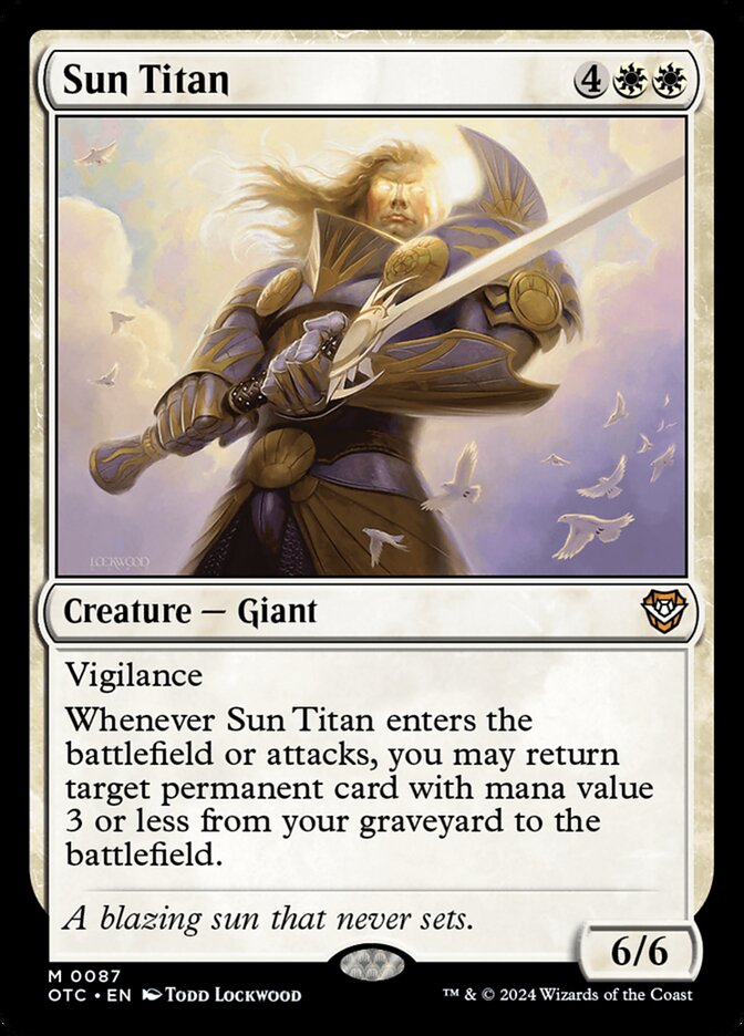 Sun Titan (Outlaws of Thunder Junction Commander)