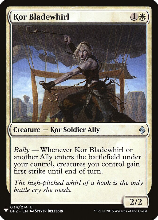 Kor Bladewhirl (The List)