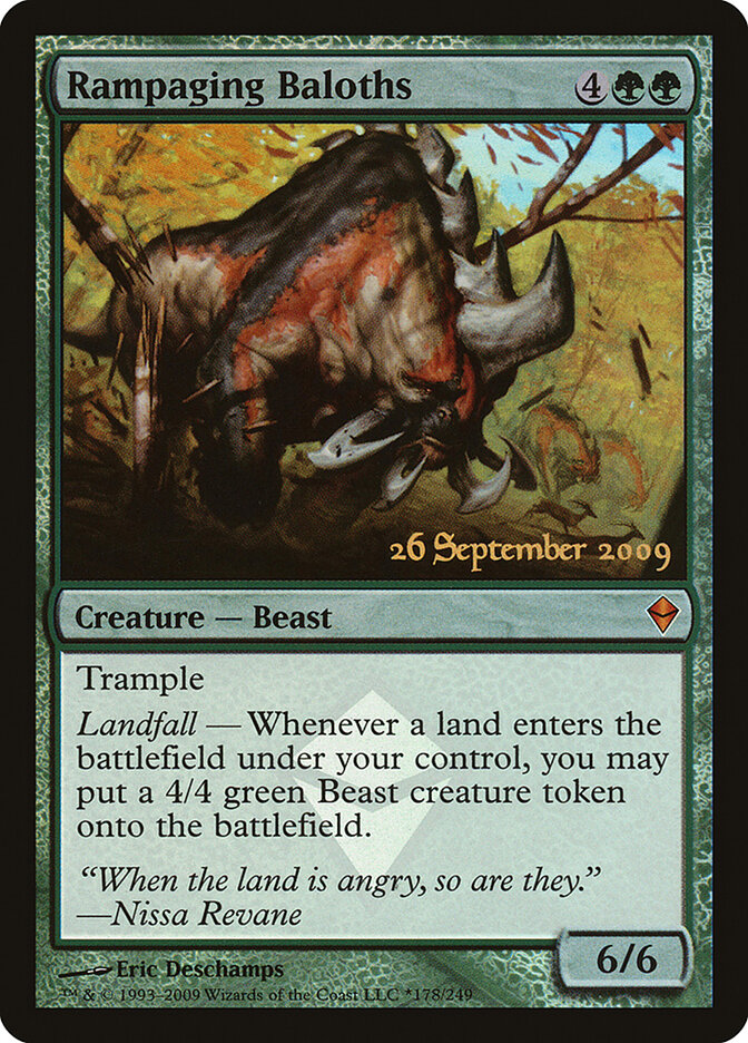 Rampaging Baloths (Zendikar Promos)