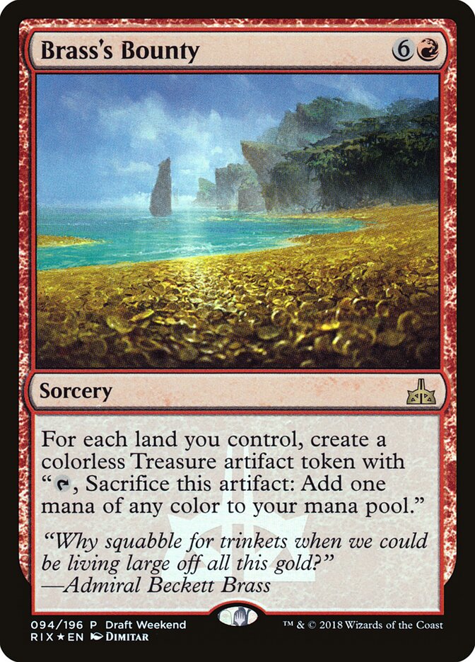 Brass's Bounty (Rivals of Ixalan Promos)