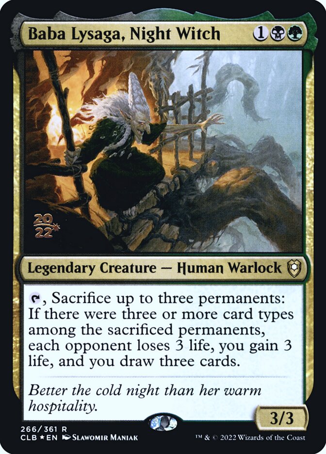 Baba Lysaga, Night Witch (Battle for Baldur's Gate Promos)